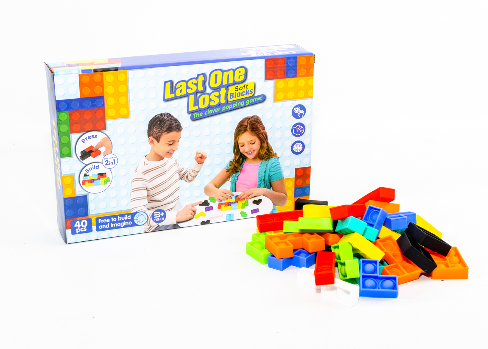 (image for) No. 321 - Last One Lost soft blocks popping game 40pcs